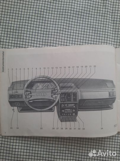 Руководство по эксплуатации audi 100