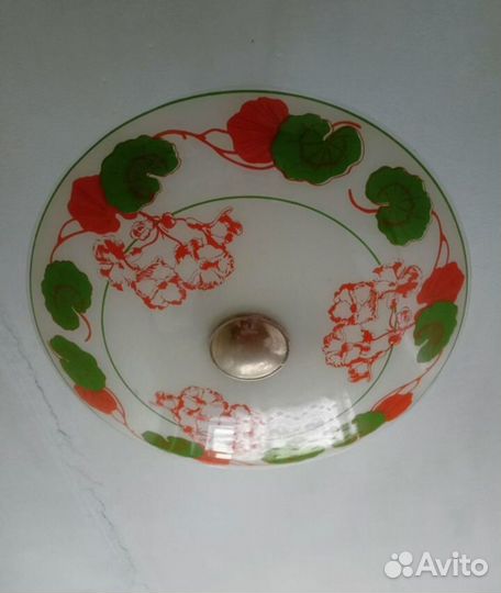 Люстра тарелка СССР
