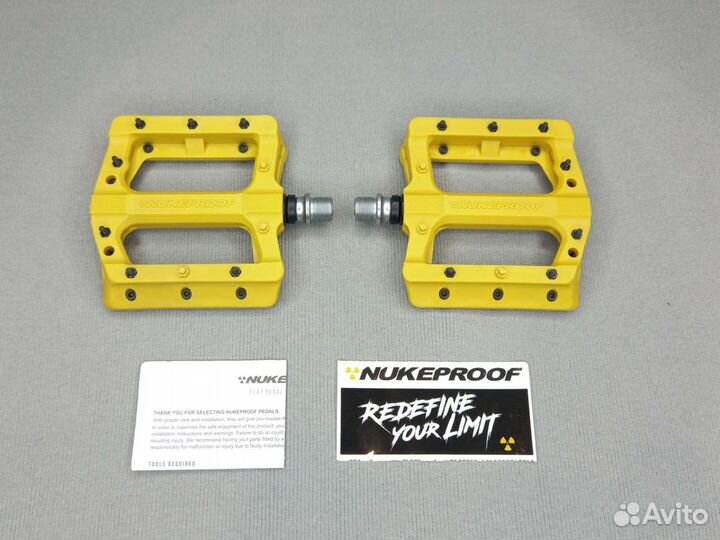 Новые педали Nukeproof Electron EVO (Yellow)