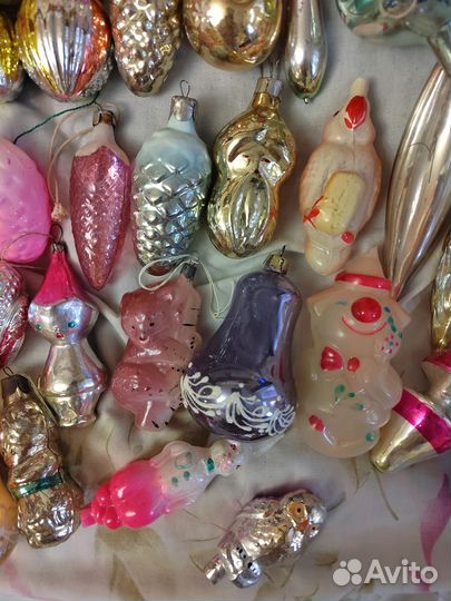 Елочные игрушки СССР