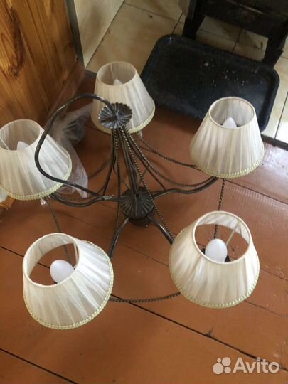 Люстра потолочная подвесная ретро