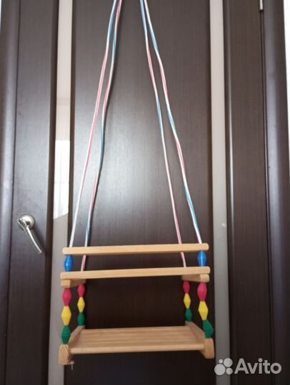 Качели деревянные новые