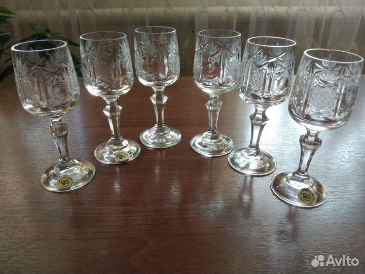 Рюмки хрустальные