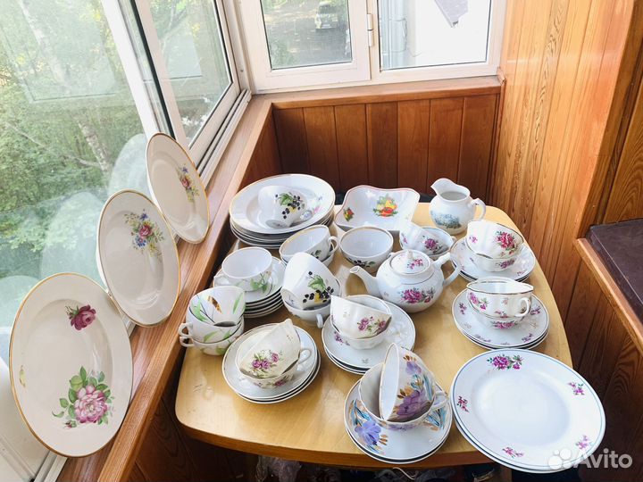 Посуда советского периода Дулево