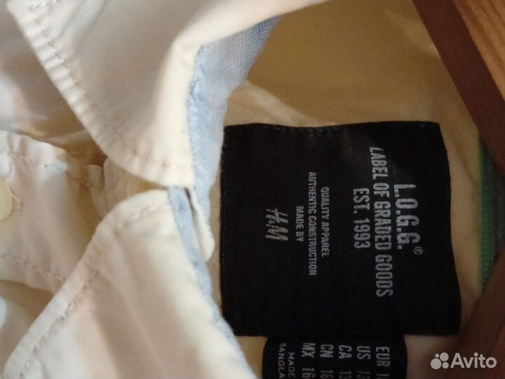 Рубашка мужскаяH&M L.O.G.G. eur-164 (Bangladesh)