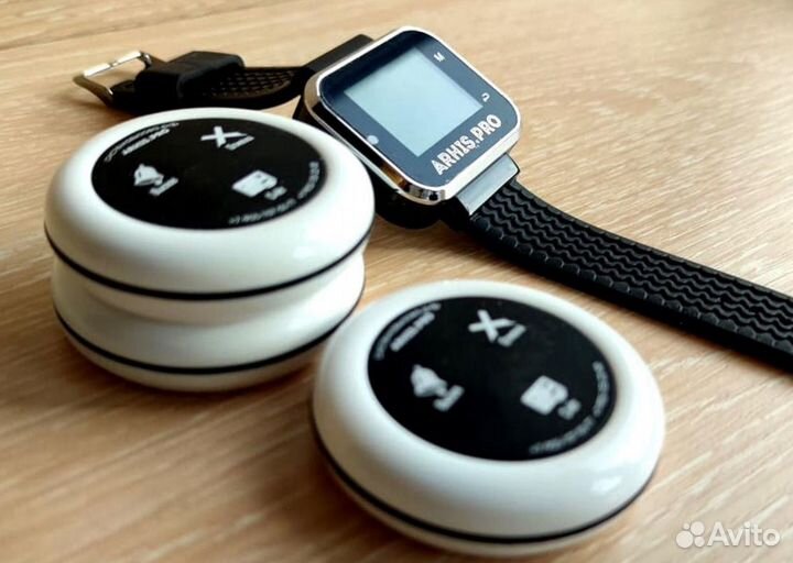 Кнопка вызова персонала, официанта, часы-пейджер