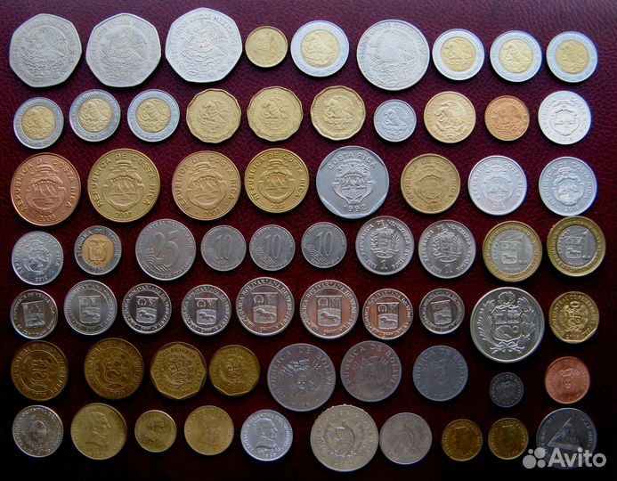 Монеты стран Латинской Америки