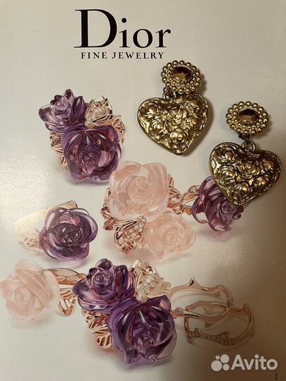 Винтажные клипсы no name