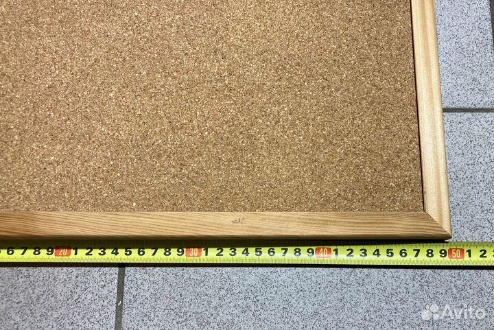 Пробковая доска 65х50см