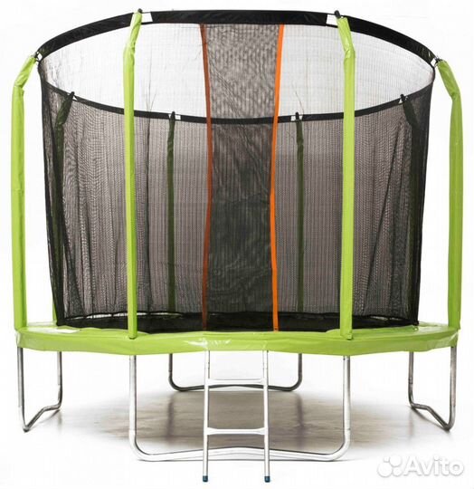 Батут с сеткой SuperJump 10ft (305 см) и лестницей