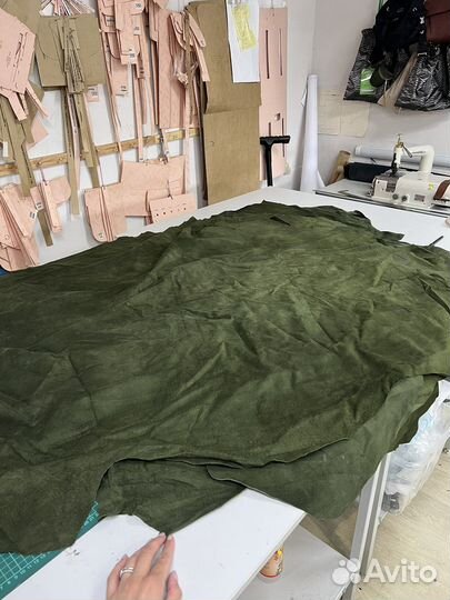 Натуральная кожа (спилок, Италия)