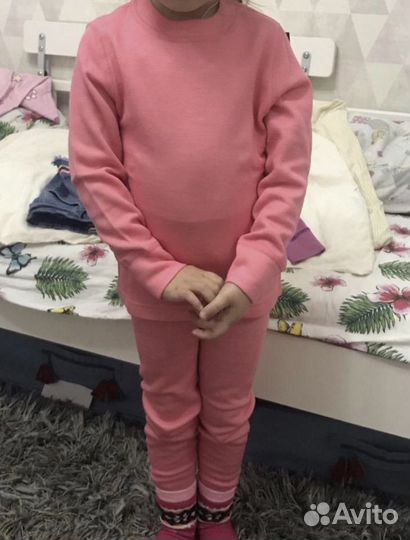 Термобелье трехслойное с шерстью мериноса 98-104 в