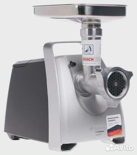 Мясорубка Bosch MFW 68640, черный/серебристый