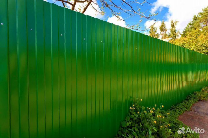 Забор из профнастила