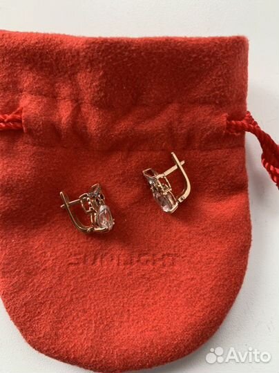Сережки золотые на девочку
