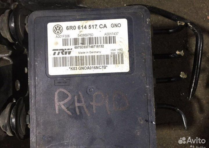 Блок abs абс рапид, поло, октавиа