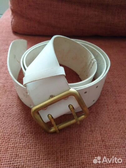 Ремень белый офицерский