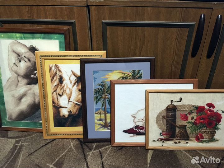 Вышитые картины крестиком готовые работы