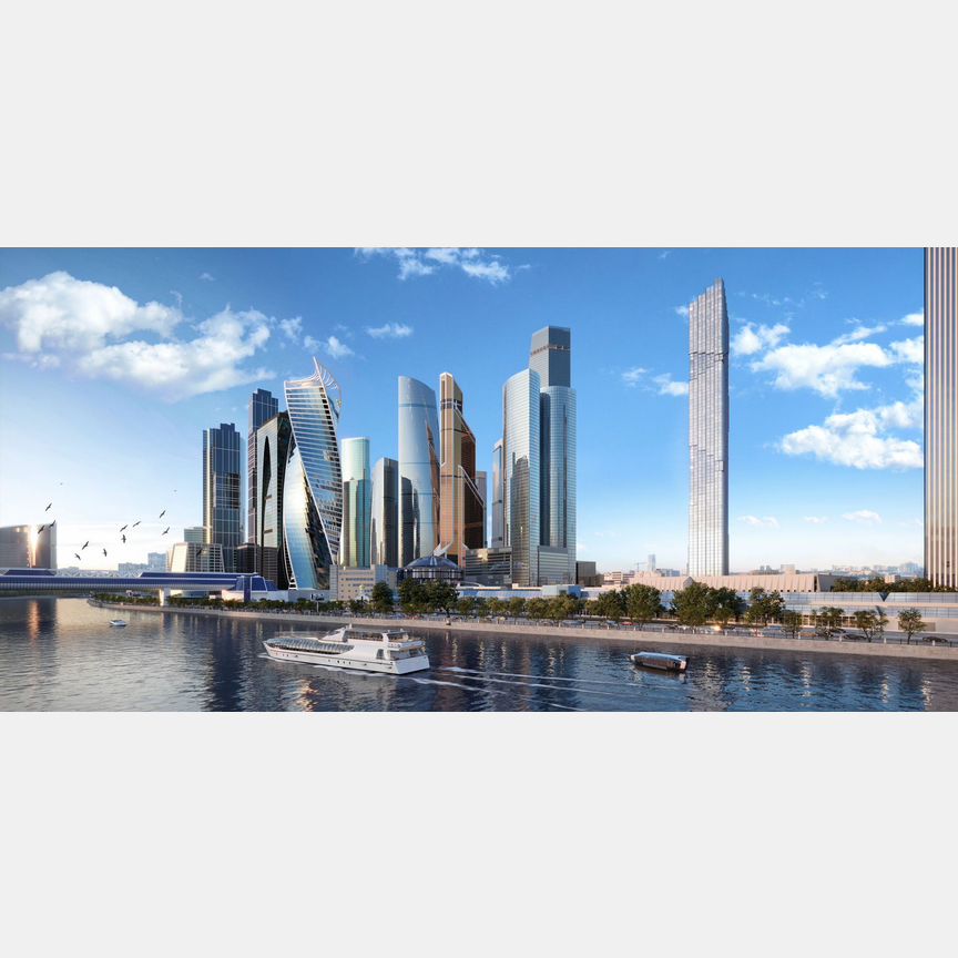 2-к. квартира, 84,1 м², 50/85 эт.