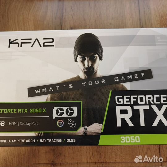 Видеокарта KFA2 GeForce RTX 3050 X Black