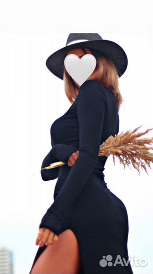 Платье с разрезами bershka