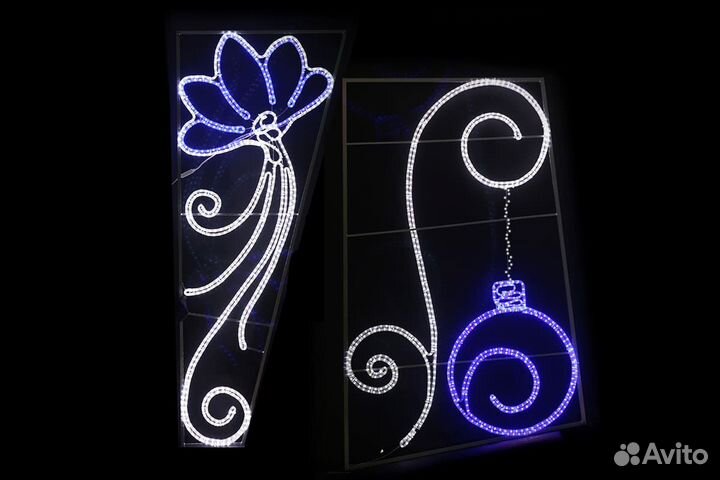 Светодиодные фигуры для уличного оформления