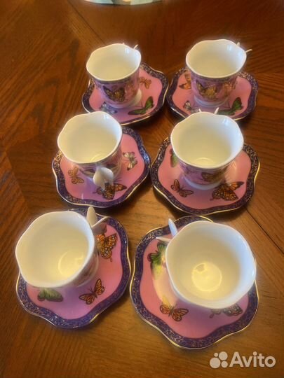 Кофейный сервиз из фарфора Yamasen, Япония