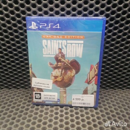 Диск Sony PlayStation 4 saints row day one edition