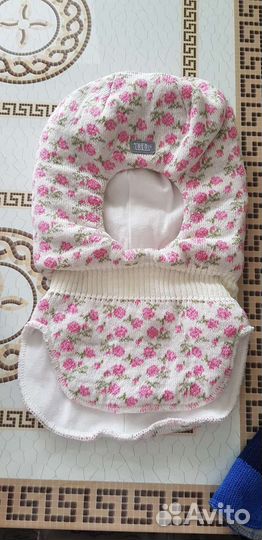 Шапка шлем для девочки