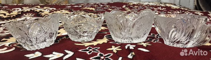 Розетки хрустальные СССР