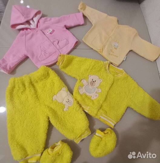 Детские вещи пакетом на девочку до 3-х месяцев