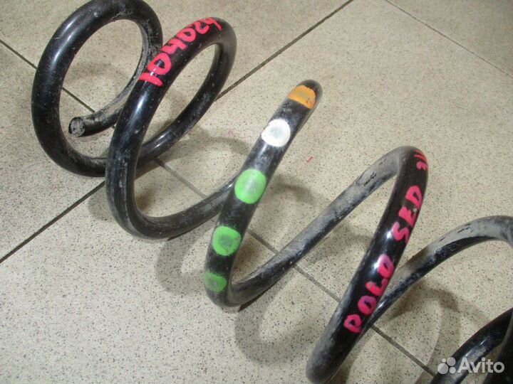 Пружина задняя VW Polo Sedan