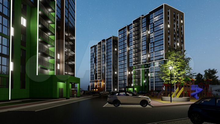 2-к. квартира, 49,9 м², 9/16 эт.