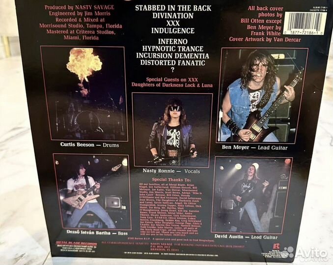 Nasty Savage Indulgence оригинал 1987