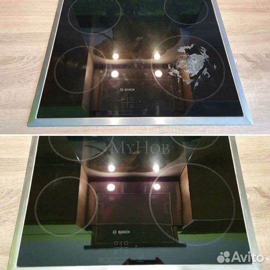 Полировка варочной панели, плиты, стеклокерамики