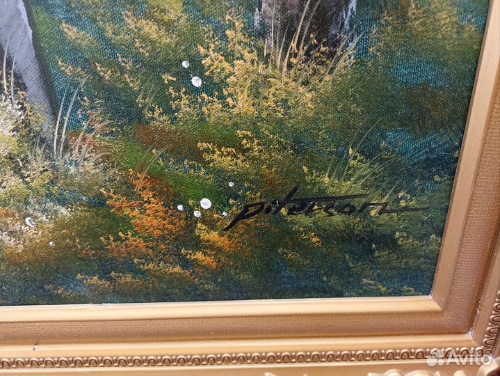 Картина маслом на холсте большая пейзаж