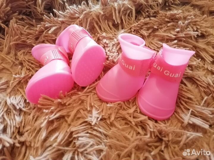 Резиновые сапожки для собаки (3 размер/М)