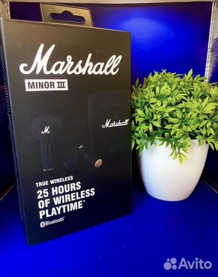 Беспроводные наушники Marshall minor 3 + доставка