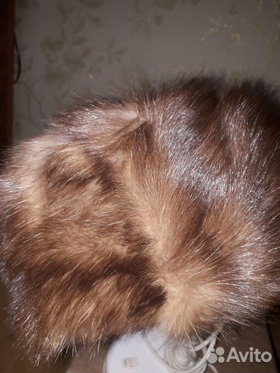 Шапка из соболя женская