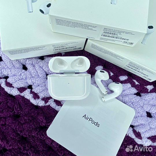 AirPods 3 Premium с функцией беспроводной зарядки