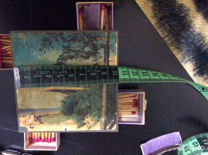 Раритетная коробка спичек Юрас Перла