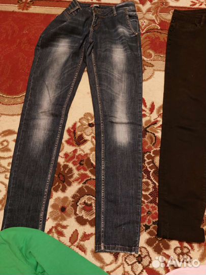 Вещи пакетом джинсы и тд для девушки 44-46