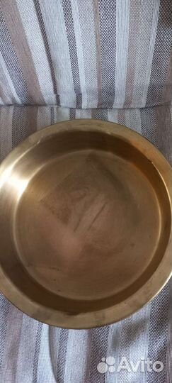 Латунный таз для варенья