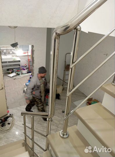 Перила, поручни из нержавеющей стали