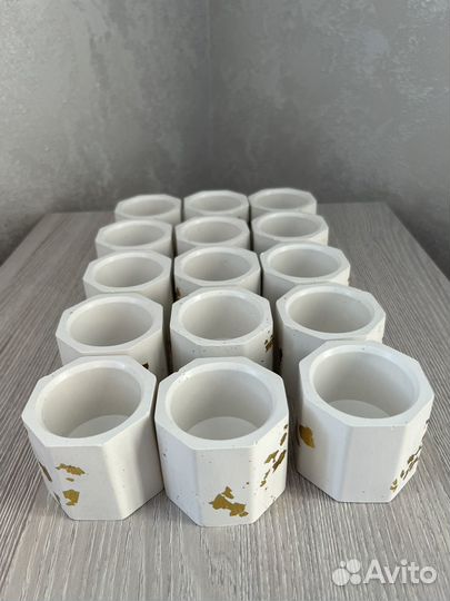 Подсвечник гипсовый