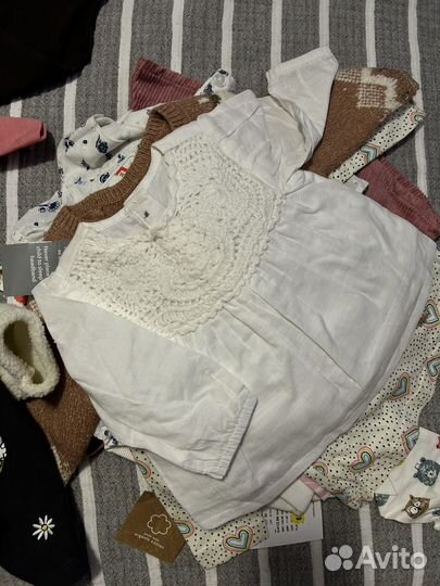 Вещи пакетом на девочку 0-3м
