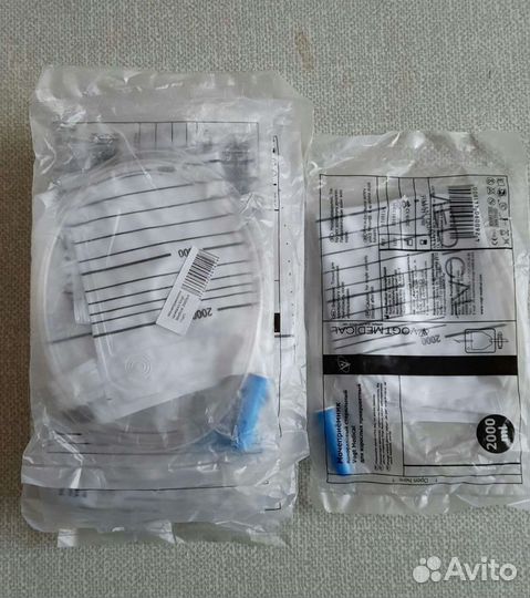 Катеторы Фолея 2хходовые,р-р24.Мочеприемники 2л