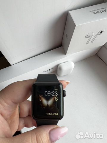 Часы apple watch 3 38