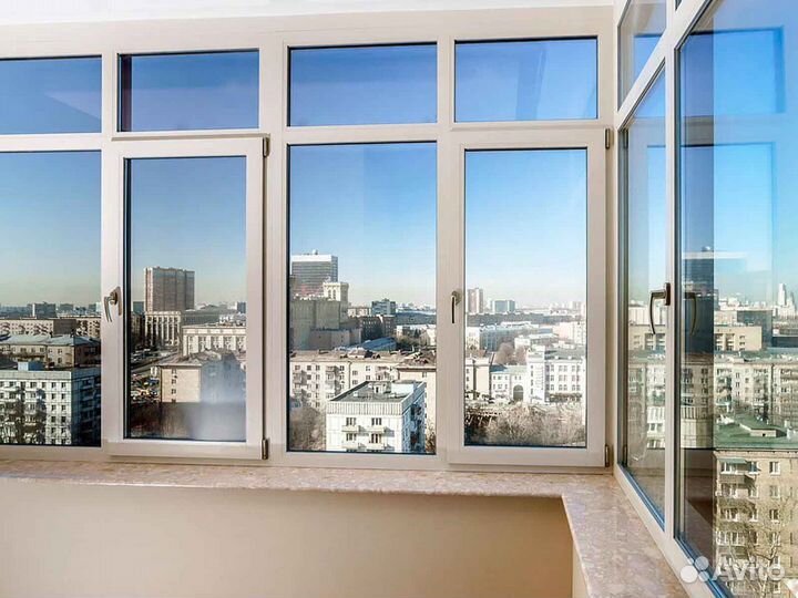 Ремонт окон, стеклопакет Стандарт RAL65155