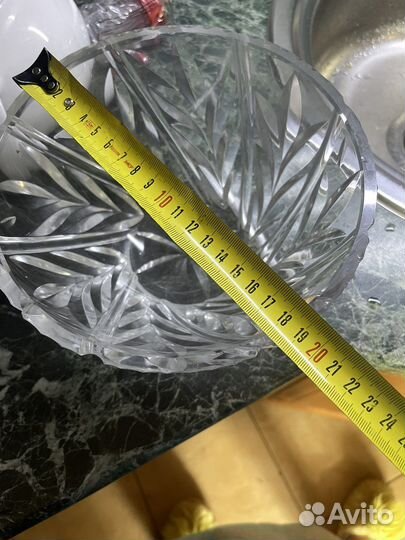 Конфетница хрустальная СССР